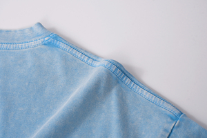 T-shirts de haute qualité T-shirts unisexes Nouveau style Lavage à l'acide T-shirts confortables pour hommes Personnalisez votre propre logo - Product Image 6