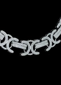 Cadena Cubana con Diamantes de Alta Calidad en Plata de Ley 925 para Hombre, Joyería Hip Hop, Disponible a Precio de Mayoreo - Product Image 4