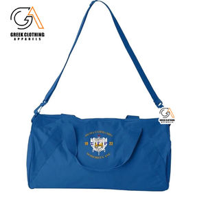 Sigma Gamma Rho Sorority Cadura Duffle <b>Bags</b> Custom Royal Blue & Gold Sorority Travel Gym <b>Weekend</b> <b>Bag</b> with Logo - Product Image 1