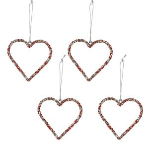 Adornos de árbol de Navidad hechos a mano con cuentas de 100mm, tamaño personalizado, decoración navideña bordada, precio al por mayor, MOQ 100 Uds - Product Image 3
