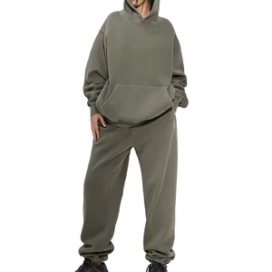 Best Performance Winter Hooded Collar Acid Wash Women's Tracksuit Heavyweight Breathable Long Sleeves 100% Cotton Fleece 2026 - Product Image 1