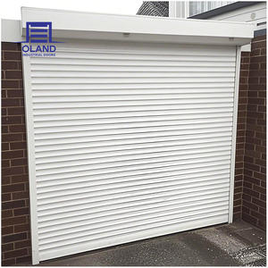 Porte à enroulement en aluminium OLAND, porte industrielle anti-effraction, porte à enroulement <span class=keywords><strong>électrique</strong></span> avec <span class=keywords><strong>rideau</strong></span> coupe-vent pour entrepôt - Product Image 6