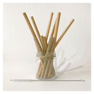 Pailles en bambou écologiques naturelles Pailles à boire en bambou graver le logo au laser avec un bon prix du Vietnam - Product Image 5