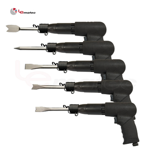 Marteau pneumatique Lematec, ensemble de 5 ciseaux, 2000 BPM, outil pneumatique pour la découpe du métal et de la pierre - Product Image 2