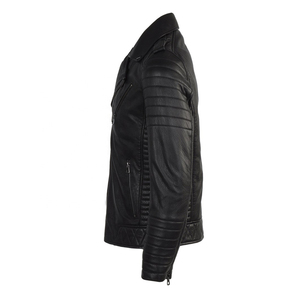 Chaqueta de Invierno de Cuero Personalizada para Hombre de Alta Calidad con Cuello Alto, Resistente al Viento y Transpirable, el Mejor Material - Product Image 5