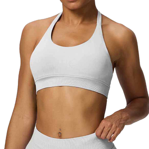 Soutien-gorge de sport pour femmes respirant, personnalisé avec logo, en spandex, dos nu, de haute qualité, pour le sport, le yoga, la salle de sport, la remise en forme - Product Image 2