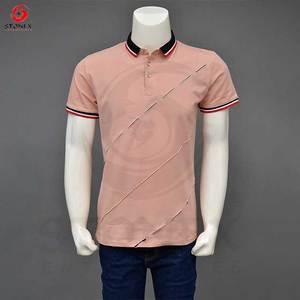 Men's Summer Fashion for Polo <b>Shirt</b> New Business Style Short Knitted <b>T</b>-<b>Shirt</b> with Letter Printed <b>Collar</b> Top Mens Clothing - Product Image 3