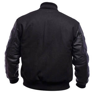 Prix de gros, veste universitaire d'hiver pour hommes la plus populaire, veste en laine de style lettreman, coupe ajustée unisexe 2026, veste universitaire pour hommes - Product Image 3