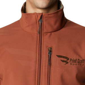 <b>Men's</b> <b>Winter</b> Stand Collar Softshell <b>Jackets</b> Solid Color High Street Style Zipper OEM Service Breathable <b>Waterproof</b> Windproof - Product Image 6