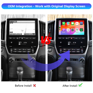 Kit de Interfaz de Módulo Decodificador Inalámbrico <span class=keywords><strong>Apple</strong></span> CarPlay y Android Auto para Land Cruiser LC200, Actualización para Land Cruiser LC200 2007-2021 - Product Image 2