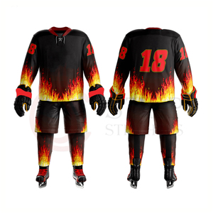 Uniforme de Hockey sur glace de qualité professionnelle, prix compétitif, uniforme de Hockey sur glace personnalisé par Sublimation - Product Image 1