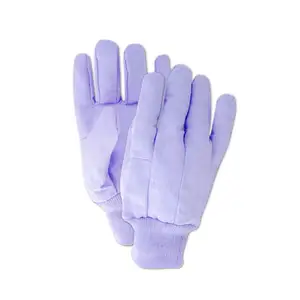 OEM高品质帆布针织手腕手套制造商重型工作男士佩戴多功能安全手套