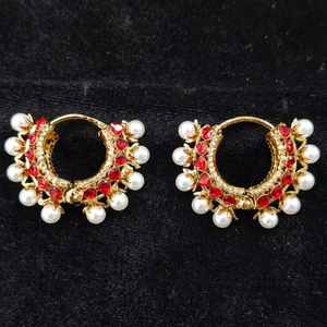 Mode fabricant indien Designer AD Chand bali boucles d'oreilles bijoux de mode pour femmes et filles tenue de fête - Product Image 1