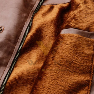 Chaqueta de Cuero para Hombre, Estilo Moderno, Ajuste Elegante y Acabado Suave, Añade Confianza a Tu Estilo, Venta Directa de Fábrica - Product Image 6