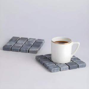 Ensemble de sous-verres en marbre de qualité supérieure pour la maison et le bureau Sous-verres élégants et durables Idée cadeau parfaite - Product Image 5