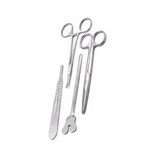 Juego de Instrumentos para Cirugía Menor con Caja de Acero Inoxidable, Tijeras, Pinzas y Portaagujas, Kit de Cirugía Quirúrgica de SurgiRight - Product Image 4