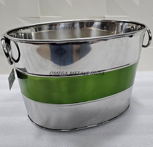 Refroidisseur de vin élégant en marbre et seau à glace parfait pour un dîner raffiné Refroidissement du champagne et divertissement avec style - Product Image 3