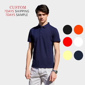 Camiseta Polo de algodón CVC de verano de alta calidad, transpirable, en seco, Unisex, personalizada con logotipo bordado, camiseta Polo de Golf para hombre - Product Image 2