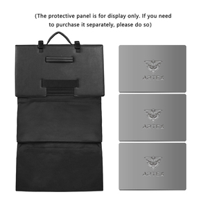 Black tactical protective <b>briefcase</b>, leather three-piece laptop bag, business travel personal protective Vip Shield <b>briefcase</b> - Product Image 5