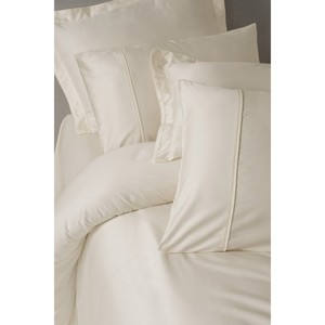 Juego de Funda Nórdica de Satén Sedoso de Algodón, Tamaño King, 4 Piezas, Color Crudo, Diseño Sólido, Tejido, Fresco y Cálido para Cama de Hogar o Boda - Product Image 2