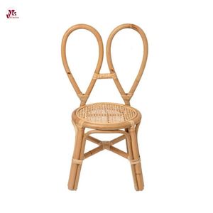 Chaise d'enfant en rotin moderne Chaise longue en rotin Fauteuil à fleurs pour enfants Meubles vintage en rotin pour enfants fabriqués au Vietnam - Product Image 1