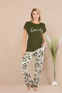 Conjunto de Pijama de Viscosa de Lujo para Mujer, Fabricación Turca, Ropa de Dormir de Alta Calidad, Ligera, Transpirable, de Manga Larga - Product Image 3