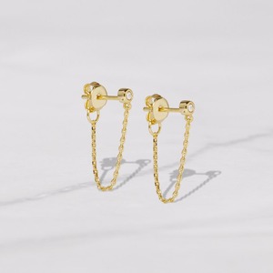 Pendientes clásicos, joyería para mujer, joyería de estilo bohemio de plata, pendientes hechos a mano de piedras preciosas de topacio blanco de Plata de Ley 925 - Product Image 1