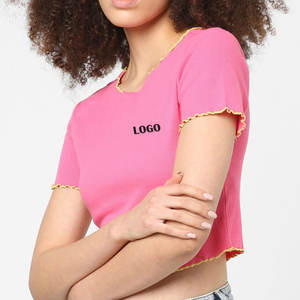 Fabricante de calidad superior Mujeres Crop Top Nuevo estilo Mejor material con tarifa barata para mujeres Crop Top - Product Image 3