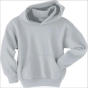 เสื้อฮู้ดแขนยาวผู้ชาย ผ้าโพลีเอสเตอร์/คอตตอน ไซส์ XS ถักโครเชต์ ผ้าฟลีซ 250gsm สีพื้น สำหรับฤดูใบไม้ร่วง เป็นมิตรกับสิ่งแวดล้อม - Product Image 1