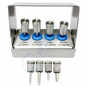Kit de Destornilladores Manuales de Acero Inoxidable Quirúrgico para Implantes Dentales, 4 Piezas, Largos/Cortos, de Precisión, con Certificación CE - Product Image 6