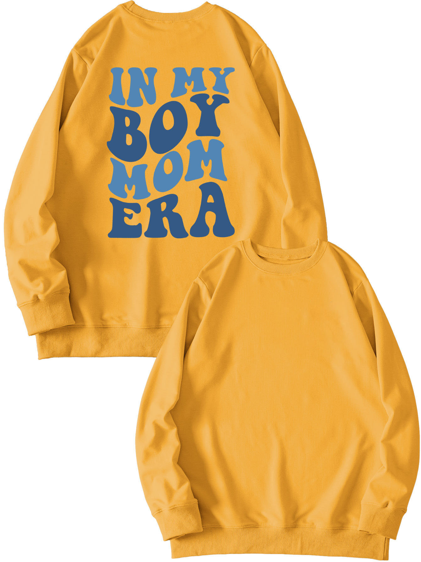 Gray sweatshirt (black font) printed on the chest