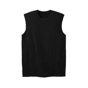<b>Men's</b> <b>Tie</b> Dye Sleeveless Tank Top O-Neck Casual Knitted <b>Black</b> White Pattern - Product Image 6
