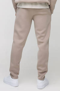 Survêtement Boxy de haute qualité de couleur taupe avec logo personnalisé, survêtement deux pièces en coton épais et jogger survêtements pour hommes - Product Image 6