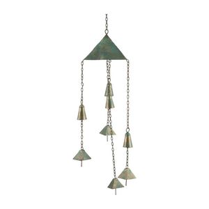 Carillon éolien en fer Royal Breeze Design Art Déco Métal Doré Noir Contraste Apparence de luxe Harmonie mélodique lisse Extérieur - Product Image 5
