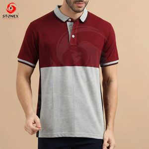 Custom Logo Men Polo T-shirt Cotton Polyester With Logo Design Short Sleeve Polo <b>TShirts</b> - Product Image 1