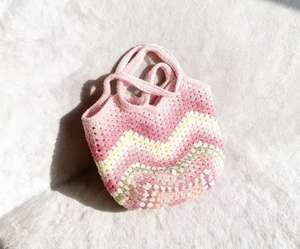 Handmade Embroidery Solid Color Cotton Portable Large Capacity <b>Boho</b> Crochet Granny Square Tote <b>Bags</b> for Women Open Closure Type - Product Image 4