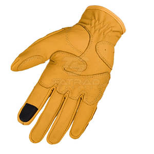 Guantes de Motocicleta de Cuero Ligeros, Transpirables, de Diseño Personalizado, Estilo Nuevo, para Deportes al Aire Libre, Protección Completa para los Dedos, Profesionales - Product Image 4