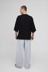 Camiseta de manga larga de gran tamaño de algodón Boxy 100% de alta calidad para hombre con estampado gráfico personalizado DTG Puff estampado Suelto - Product Image 2