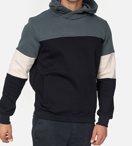 Hot Selling Men's Slim Fit 100% Cotton Pullover <b>Hoodies</b> <b>Plain</b> Color with Kangaroo Pocket Embroidered Design for Autumn Season - Product Image 3