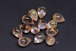 พลอยทับทิมทองมีค่าขนาด5มม. ถึง7มม. ทรงหลวมอัญมณีหลังเบี้ยสีทองทรงหลวมสำหรับทำเครื่องประดับ - Product Image 6