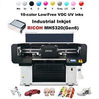 Impresora UV 6042 Profesional Personalizada de Fábrica, Ricoh Gen6, para Marcado de Componentes Industriales y Piezas de Instrumentos