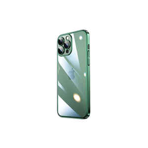 Étui rigide en polycarbonate vert, isolé et antichoc, pour iPhone 13 Pro Max - Emballage de vente au détail - Product Image 1