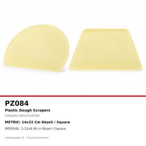Grattoir à pâte en plastique Fida, rectangulaire - Product Image 4