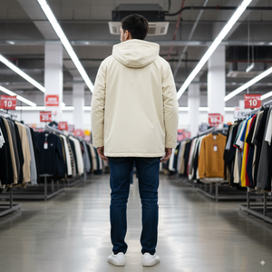 Sweat à capuche zippé doublé en polaire pour hommes Veste à capuche épaisse Sweat athlétique chaud d'hiver - Product Image 5