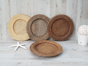 Mantel Individual personalizado, Decoración de mesa, placa redonda, almohadillas de ratán, posavasos - Product Image 2