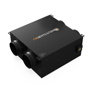 Ventilation à <span class=keywords><strong>double</strong></span> <span class=keywords><strong>flux</strong></span> domestique pour l'air frais, matériau en acier galvanisé, unité de traitement d'air flexible, unité HRV d'air frais domestique - Product Image 2