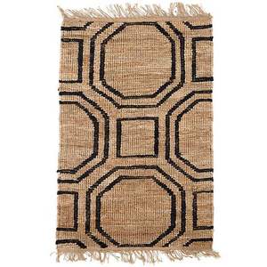 Jute tressé fleur marguerite ronde cousue à la main tapis rond décoratif salon décor à la maison tapis conception plat tissage tapis - Product Image 4