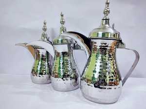 Hervidor de té y café de primera calidad de diseño antiguo, tetera de acero inoxidable para accesorios de cocina del mundo del metal indio - Product Image 4