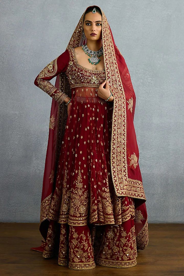 red wedding panjabi
