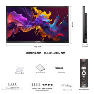 Téléviseur intelligent QLED UHD 65 pouces pour extérieur avec commande vocale, luminosité optimisée pour affichage en plein soleil, résistant aux intempéries - Product Image 4